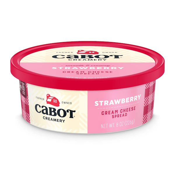 12/8oz Strawberry Cream Cheese Tub (Cabot) thumbnail