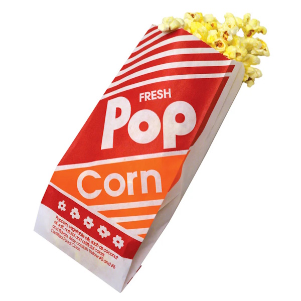 Gold Medal #3 Popcorn Bags 1000ct Case thumbnail