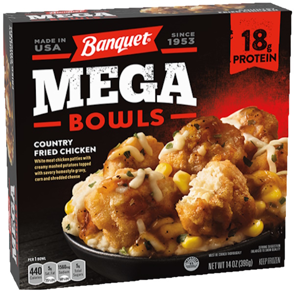 Banquet Mega Bowl Country Fried Chicken 14oz thumbnail