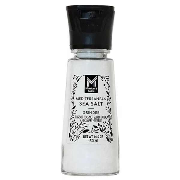 Members Mark Mediterranean Sea Salt Grinder 14.9oz Bottle thumbnail
