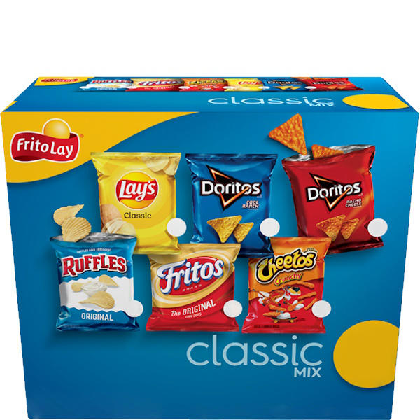 FL Frito Lay Mega Size Classic Mix REG 42ct Case thumbnail