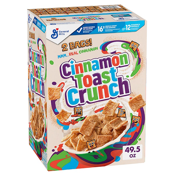 Cereal Cinnamon Toast Crunch 49.5oz Box thumbnail