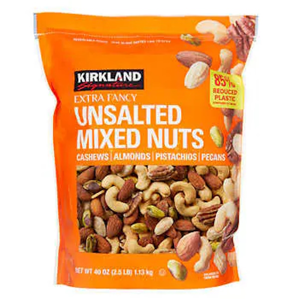 Kirkland Unsalted Mixed Nuts thumbnail