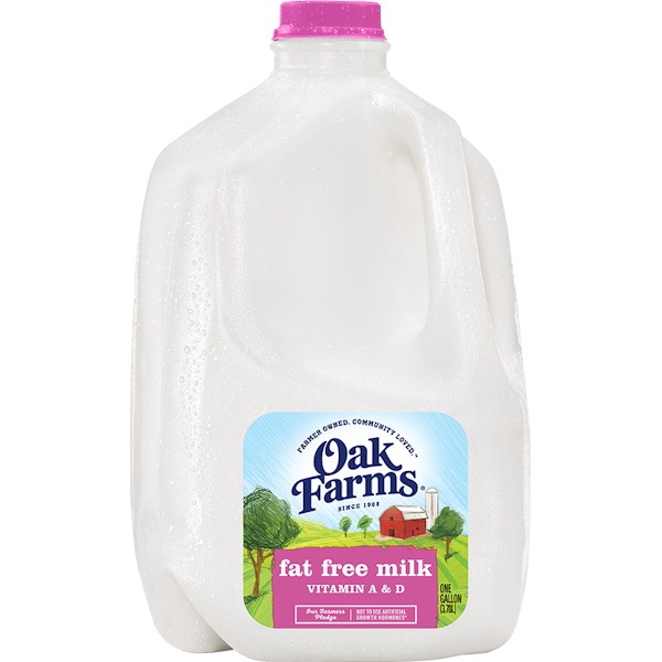 Oak Farms Fat Free Milk 1 gal thumbnail