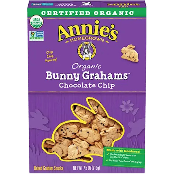 Annie's Bunny Organic Graham Chocolate Chip (100/1.25oz) Case thumbnail