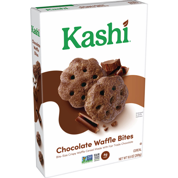 Kashi Chocolate Waffle Bites 9.5oz Box thumbnail
