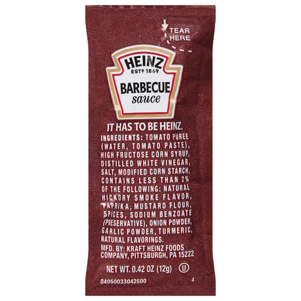 Heinz BBQ Sauce Packets thumbnail