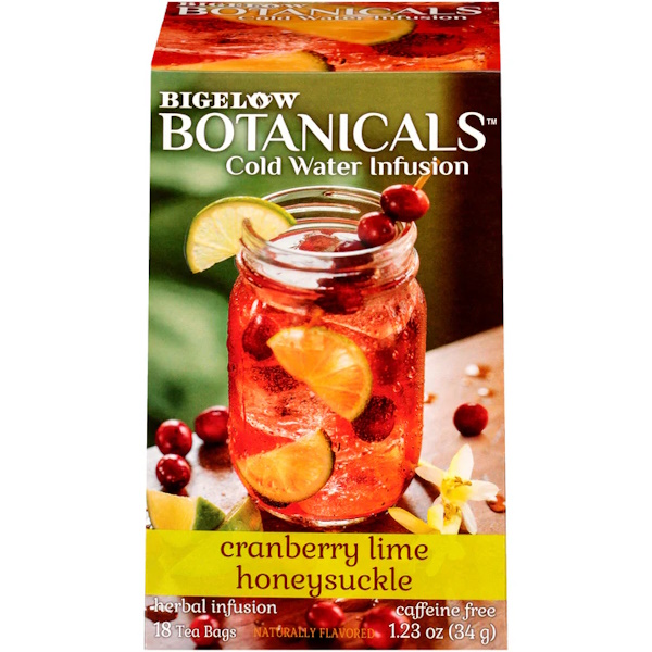 Bigelow Botanical Cranberry Lime Honeysuckle Cold Water Infusion thumbnail