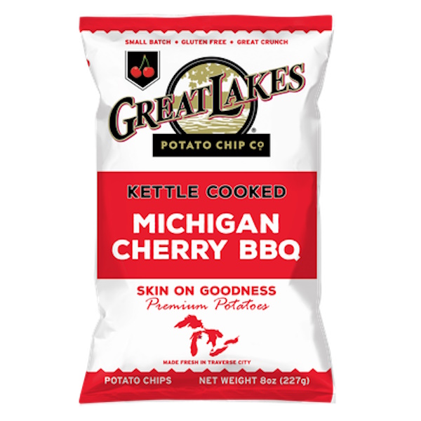 Great Lakes Michigan Cherry Kettle Cooked Potato Chips thumbnail