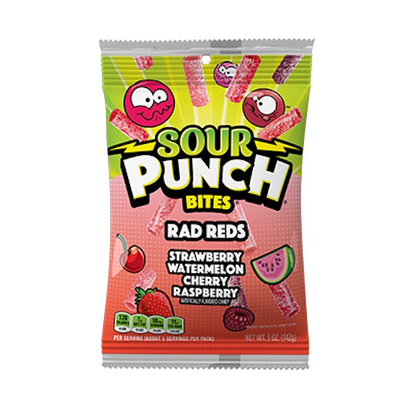Sour Punch Bites Rad Red thumbnail