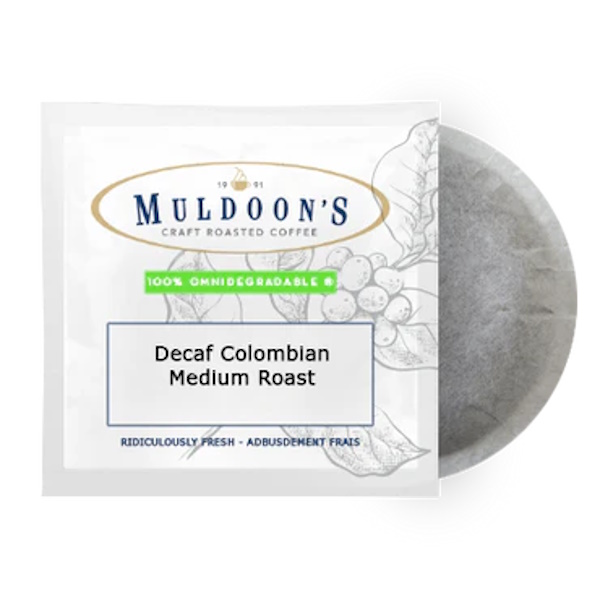 Muldoons Coffee Pod Colombian Decaf 12ct thumbnail