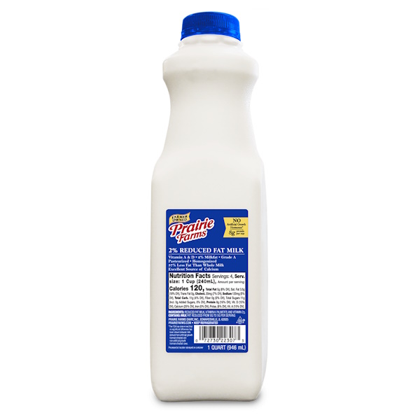 Prairie Farms 2% Milk Quart thumbnail