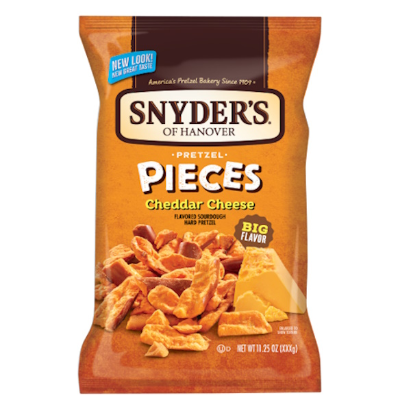 Snyder's Pretzel Pieces Cheddar Cheese thumbnail