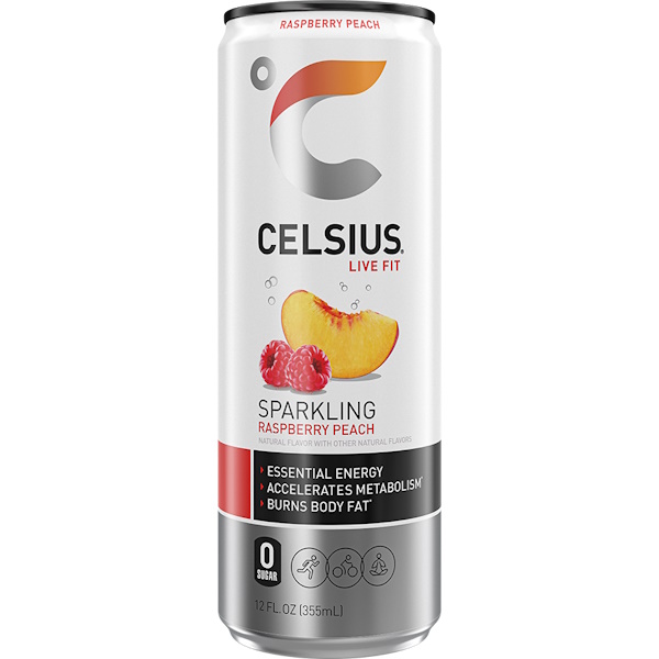 Celsius Sparkling Raspberry Peach (12ct/12oz) Case thumbnail