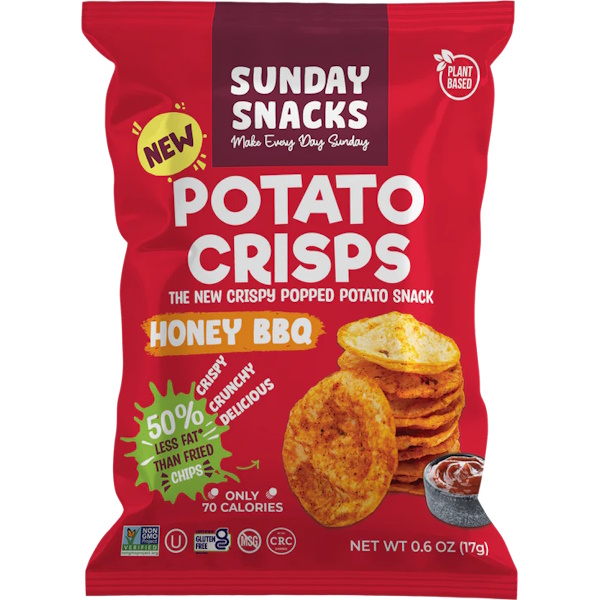 Sunday Snack Potato Crisps Honey BBQ (48ct/.6oz) thumbnail