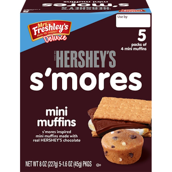 Mrs Freshly Hershey Mini Muffins Smores thumbnail
