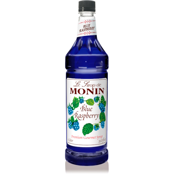 MONIN 1 LITER BLUE RASP SYRUP** thumbnail