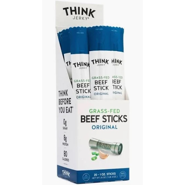 Think Jerky Sticks Original Beef 1oz 120ct thumbnail