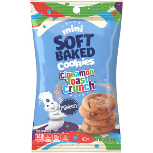 Pillsbury Soft Baked Cookies Cinnamon Toast Crunch 3oz thumbnail