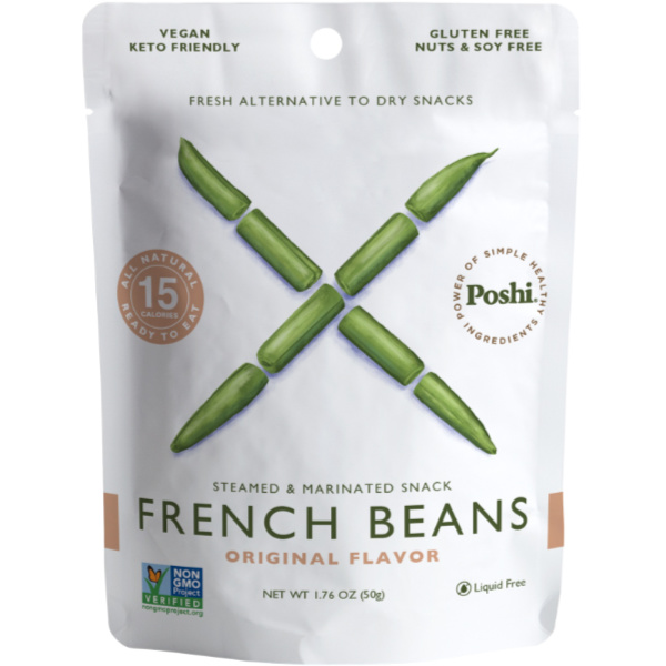 Poshi Steamed and Marinated French Beans Original Flavor 10ct/1.76oz thumbnail