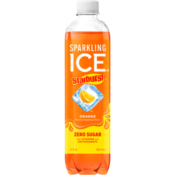 Sparkling Ice Starburst Orange 17oz thumbnail