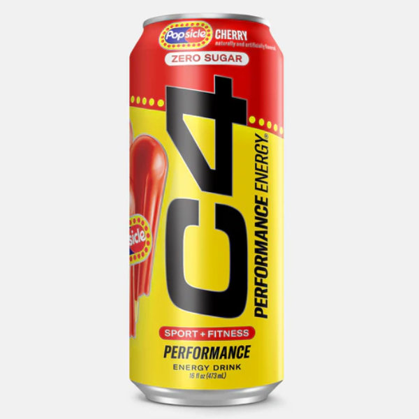 C4 Performance Energy X Popsicle Cherry Zero Sugar 16oz thumbnail