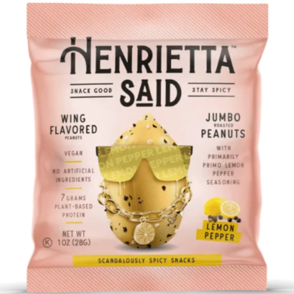 Henrietta Said Lemon Pepper Mini Peanuts 1oz (120ct) thumbnail