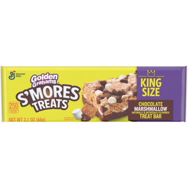 Golden Grahams S'mores Treats King Size 2.1oz Marshmallow Bar thumbnail