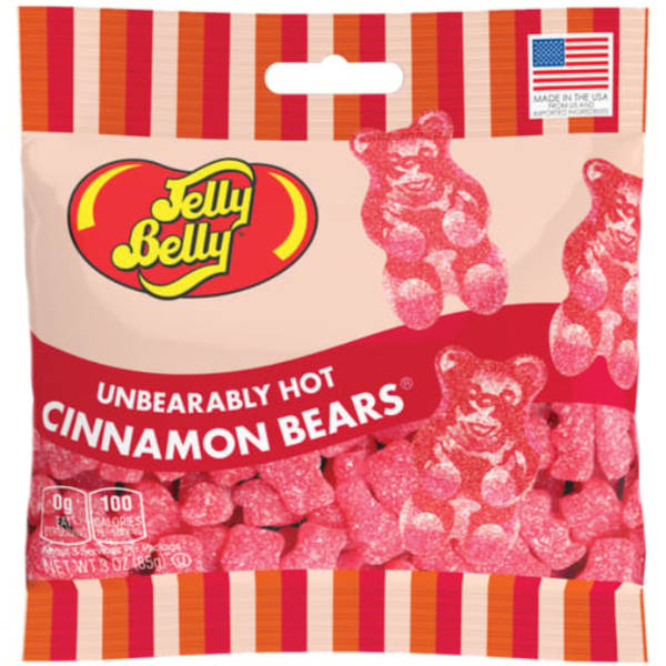 Jelly Belly Unbearably HOT Cinnamon Bears 3oz Grab & Go Bag thumbnail