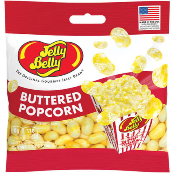 Jelly Belly Buttered Popcorn Jelly Beans 3.5oz Grab & Go Bag thumbnail