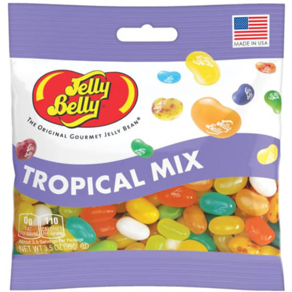 Jelly Belly Tropical Mix Jelly Beans 3.5oz Grab & Go Bag thumbnail