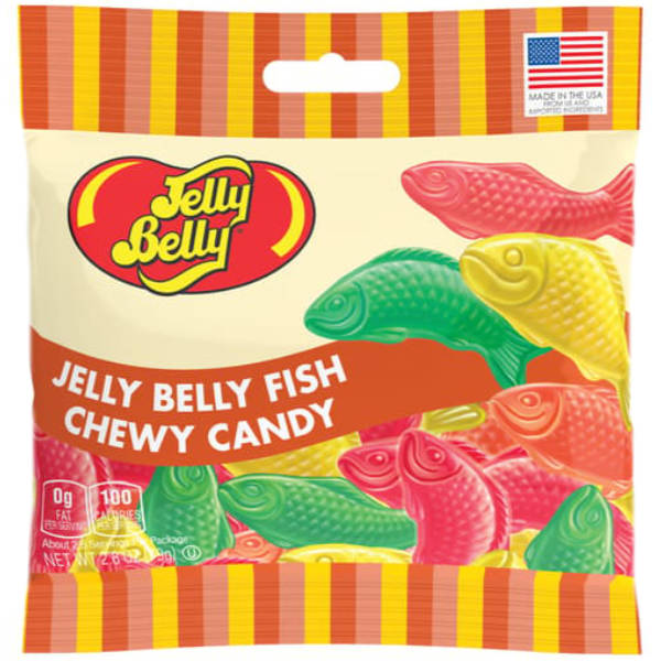 Jelly Belly Fish Chewy Candy 2.8oz Grab & Go Bag thumbnail