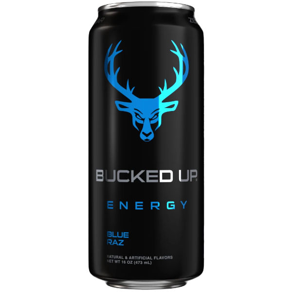 Bucked Up Energy Blue Raz 16oz thumbnail