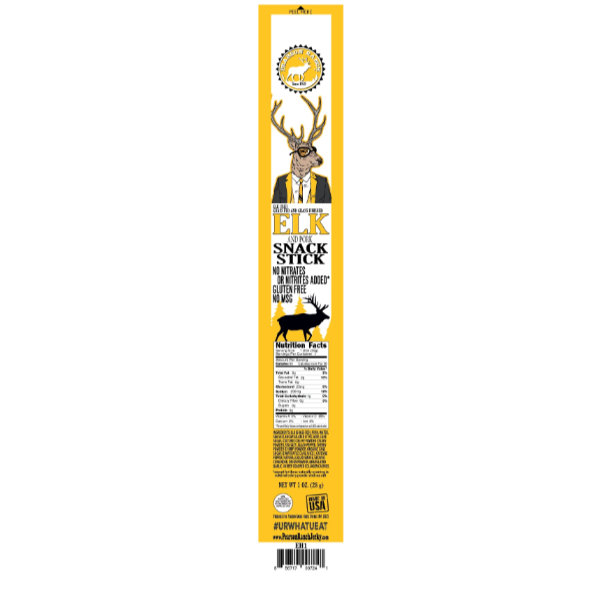 Pearson Ranch Elk Hickory Jerky 1oz Snack Stick thumbnail