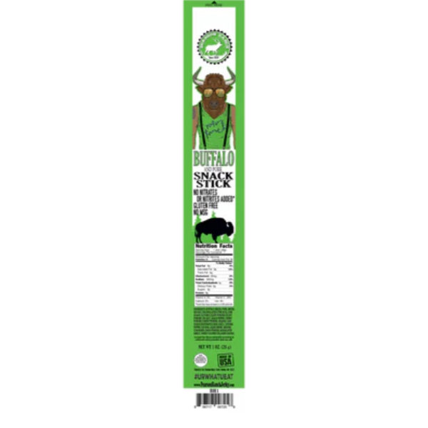 Pearson Ranch Buffalo Hickory Jerky 1oz Snack Stick thumbnail