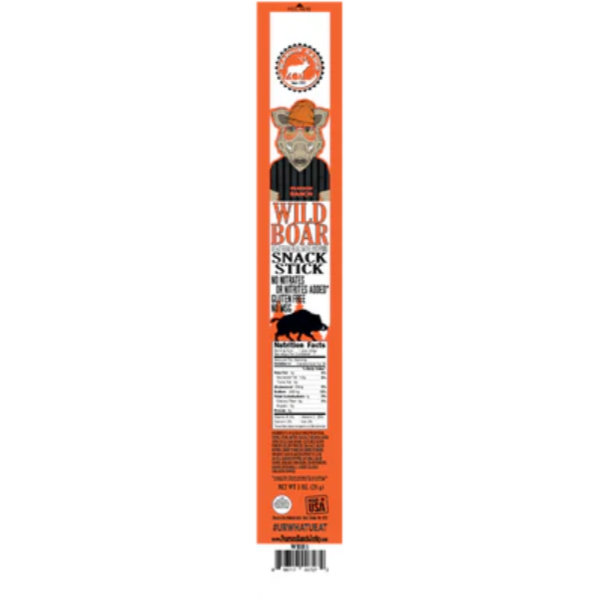 Pearson Ranch Wild Boar Hickory Jerky 1oz Snack Stick thumbnail