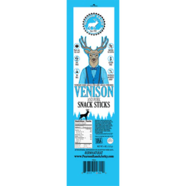 Pearson Ranch Venison Hickory Jerky 4oz Snack Stick Multipack thumbnail