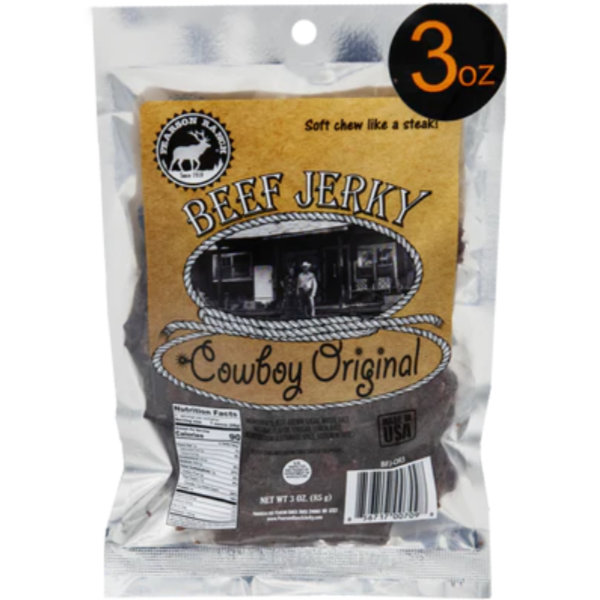 Pearson Ranch Cowboy Original Beef Jerky 3oz Bag thumbnail