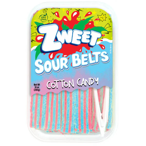 Zweet Sour Cotton Candy Belts 10oz thumbnail