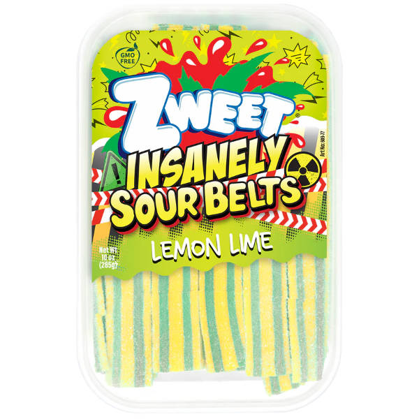 Zweet Insanely Sour Lemon Lime Belts 10oz thumbnail