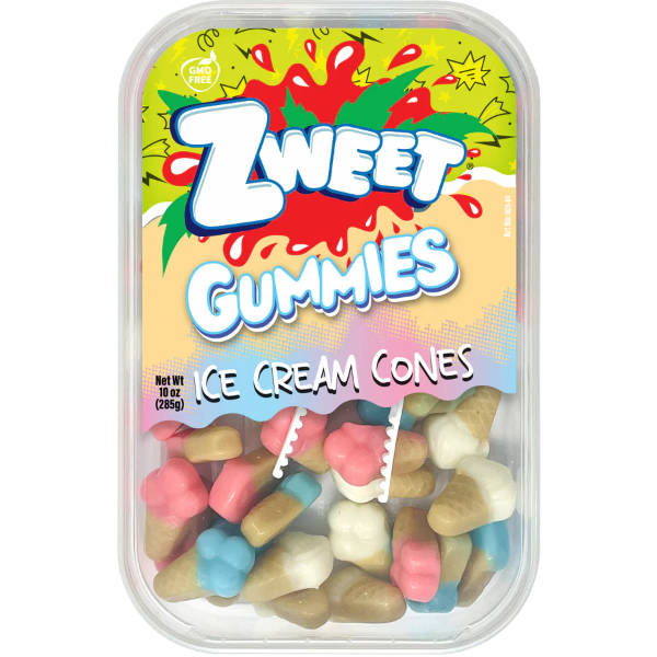 Zweet Gummy Ice Cream Cones 10oz thumbnail