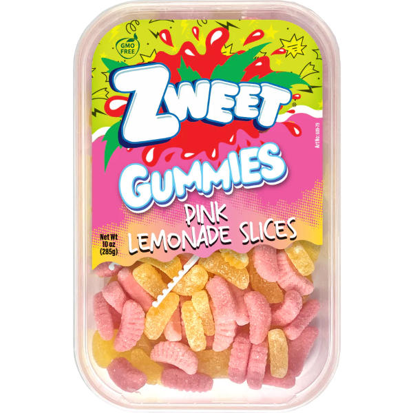 Zweet Gummy Pink Lemonade Slices 10oz thumbnail