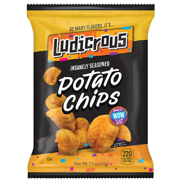 Ludicrous Insanely Seasoned Potato Chips 1.5oz Box thumbnail