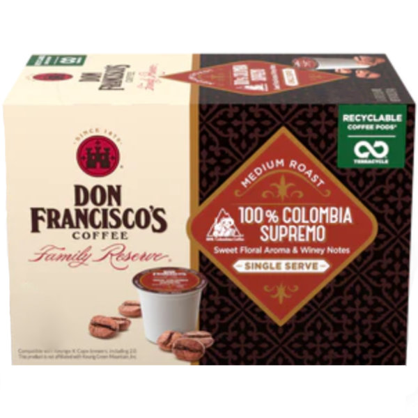 Don Francisco 100% Colombia Supreme Pod 18ct 1 Box thumbnail