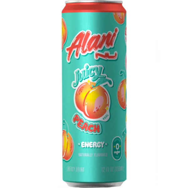 Alani Juicy Peach Energy 12oz thumbnail