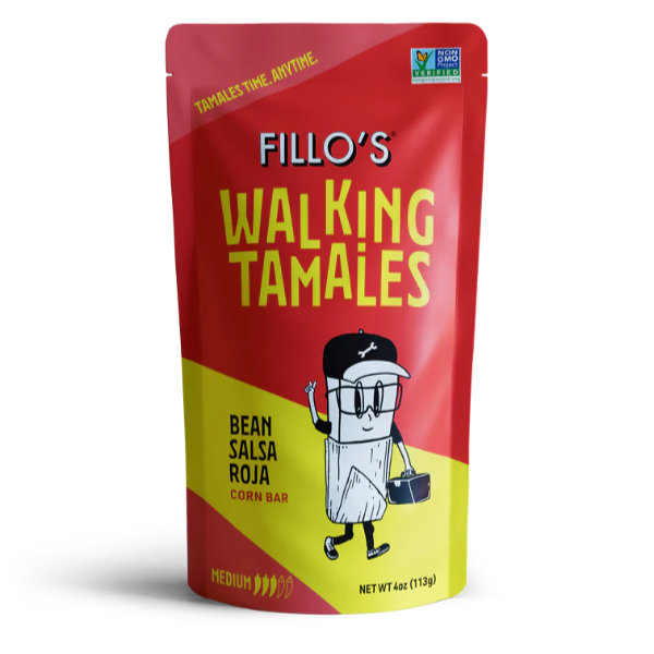 Fillos Walking Tamales Bean Salsa Roja Corn Bar thumbnail