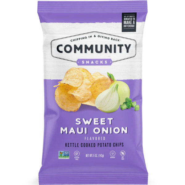 XVL Community Snacks Sweet Maui Onion Chips thumbnail