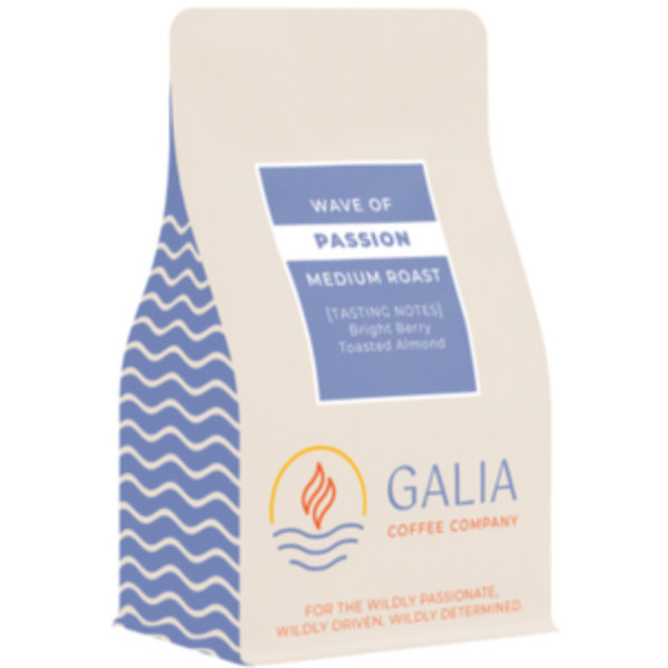 Galia Wave Of Passion Medium Roast Coffee Whole Bean 6/2 LB thumbnail