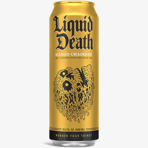 Liquid Death Mango Chainsaw 19.2oz thumbnail