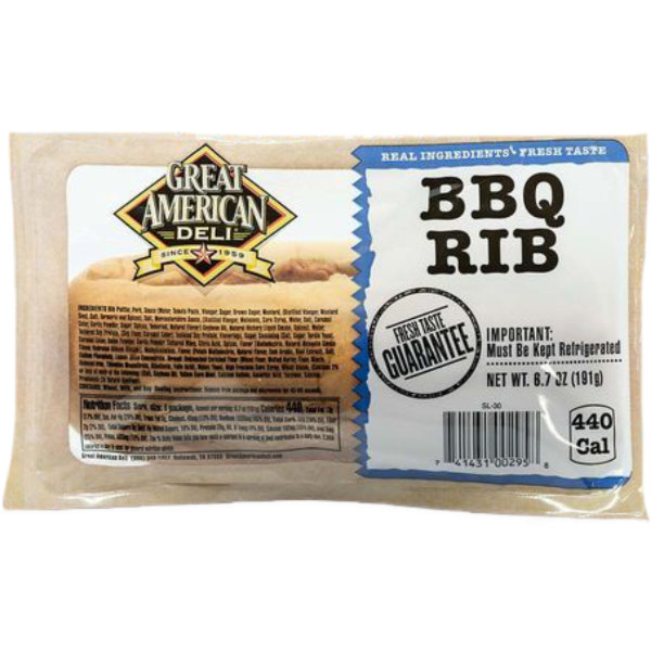 Great American Deli BBQ Rib thumbnail